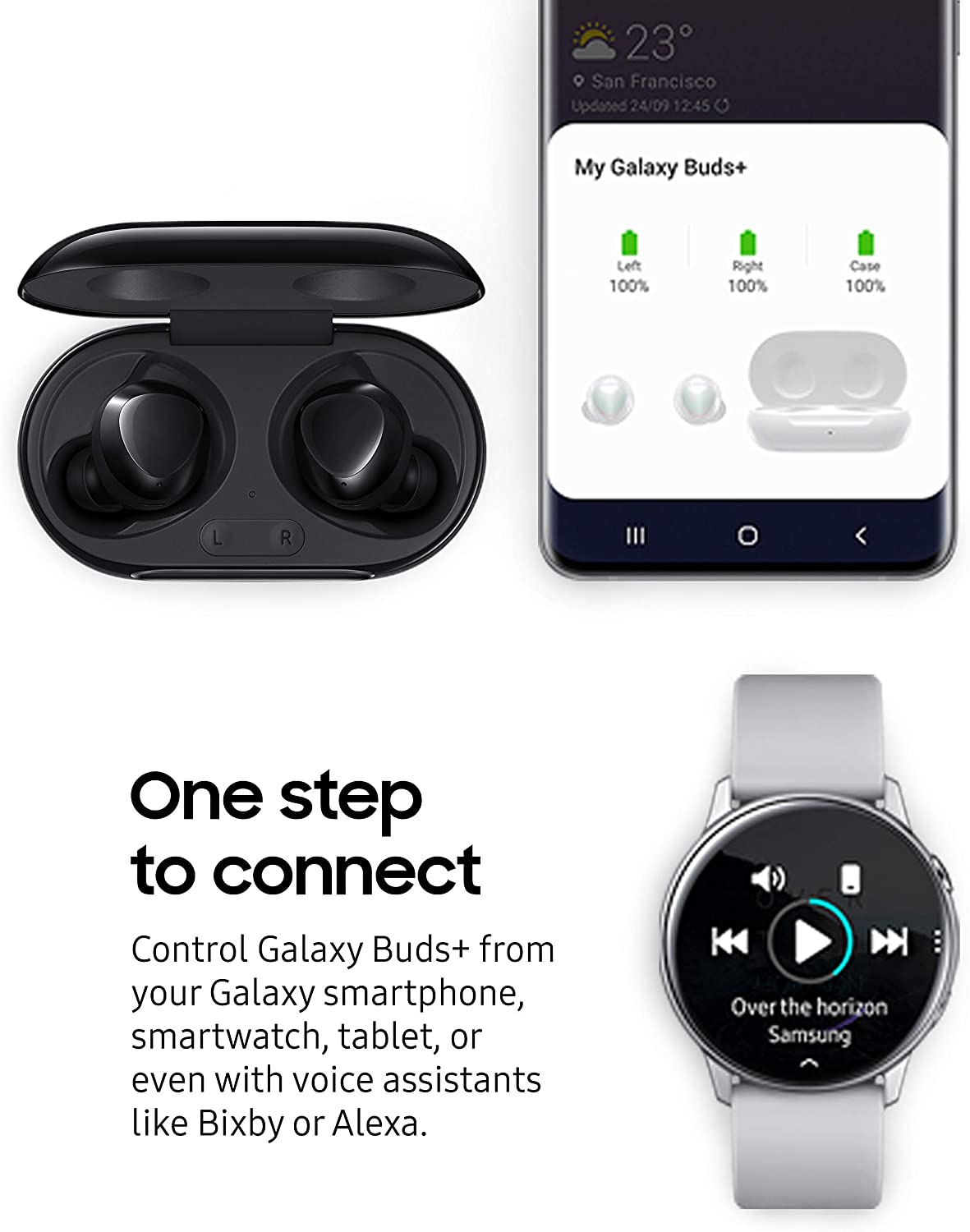 Samsung Galaxy Buds Plus By AKG With Charging Box Black