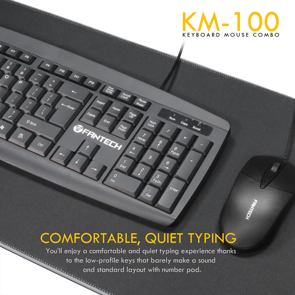 Fantech KM-100 2in1 BUNDLE Mouse And Keyboard