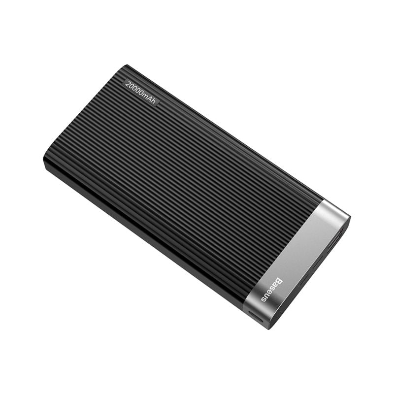 Baseus Parallel Type-C PD +QC3.0 power bank 20000mAh 18W Black