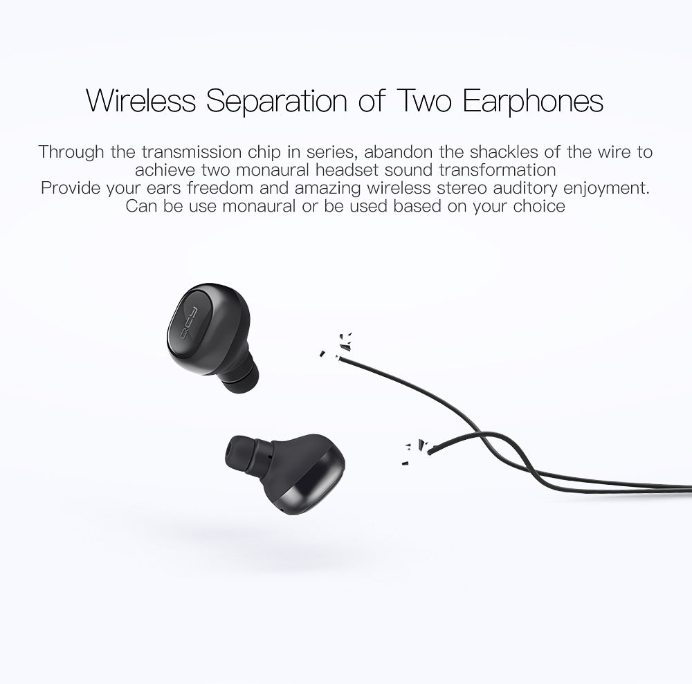 Q29 Pro By QCY Bluetooth Headphones Mini TWS V4.2 Wireless Earphones Noise Cancelling Earbuds With Mic &amp; Charging Case