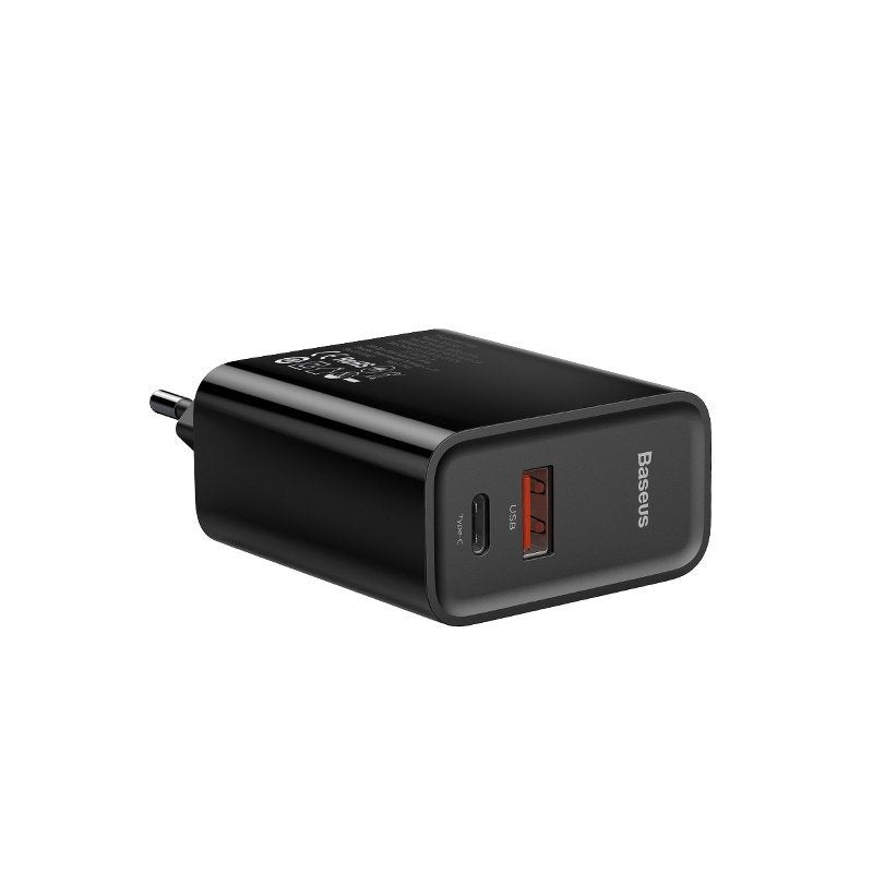 Baseus Speed PPS 30W/5A Type-C PD + USB Q3.0 Fast Charger | Black