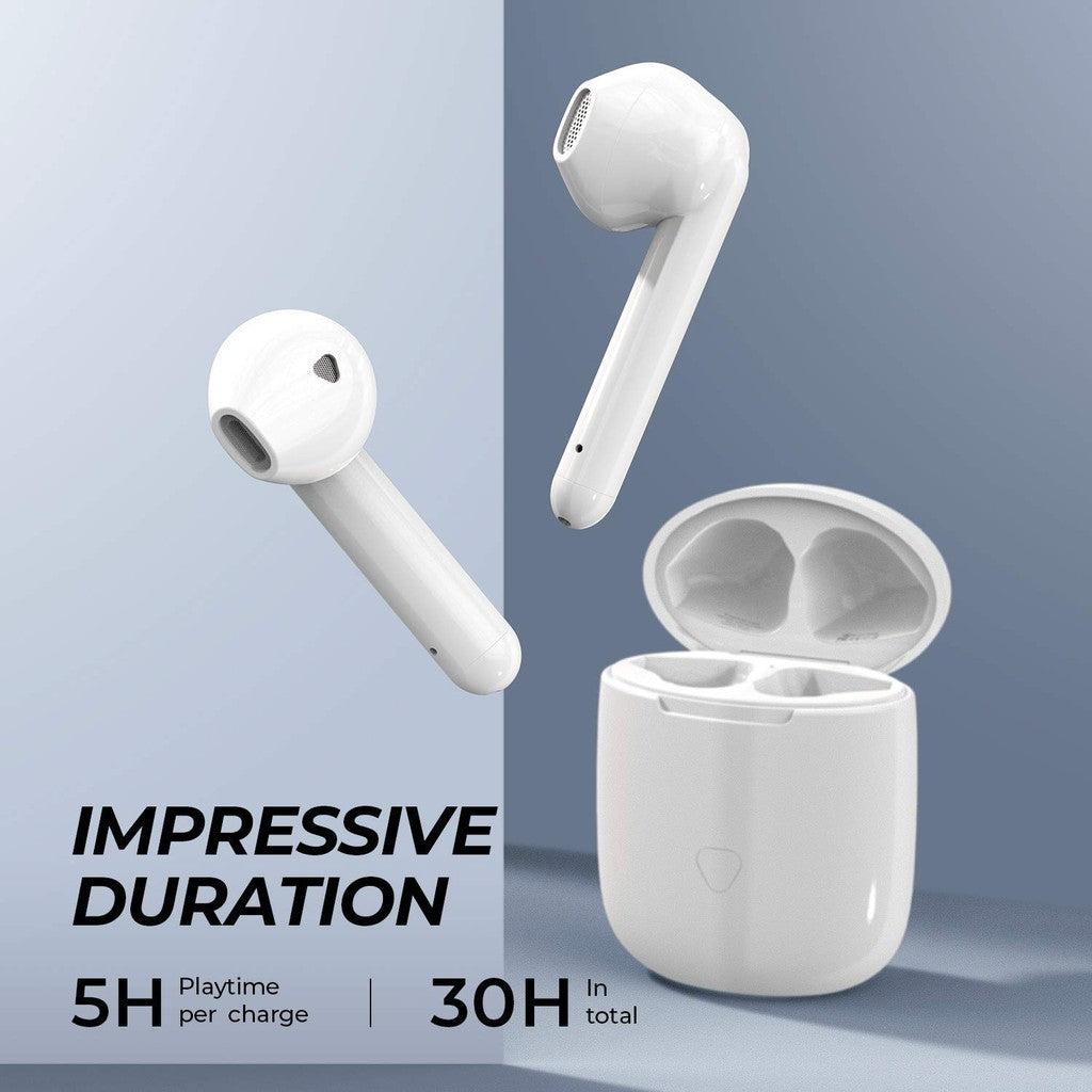 SoundPeats TrueAir Touch Earbuds With built-in 14.2mm Speaker White
