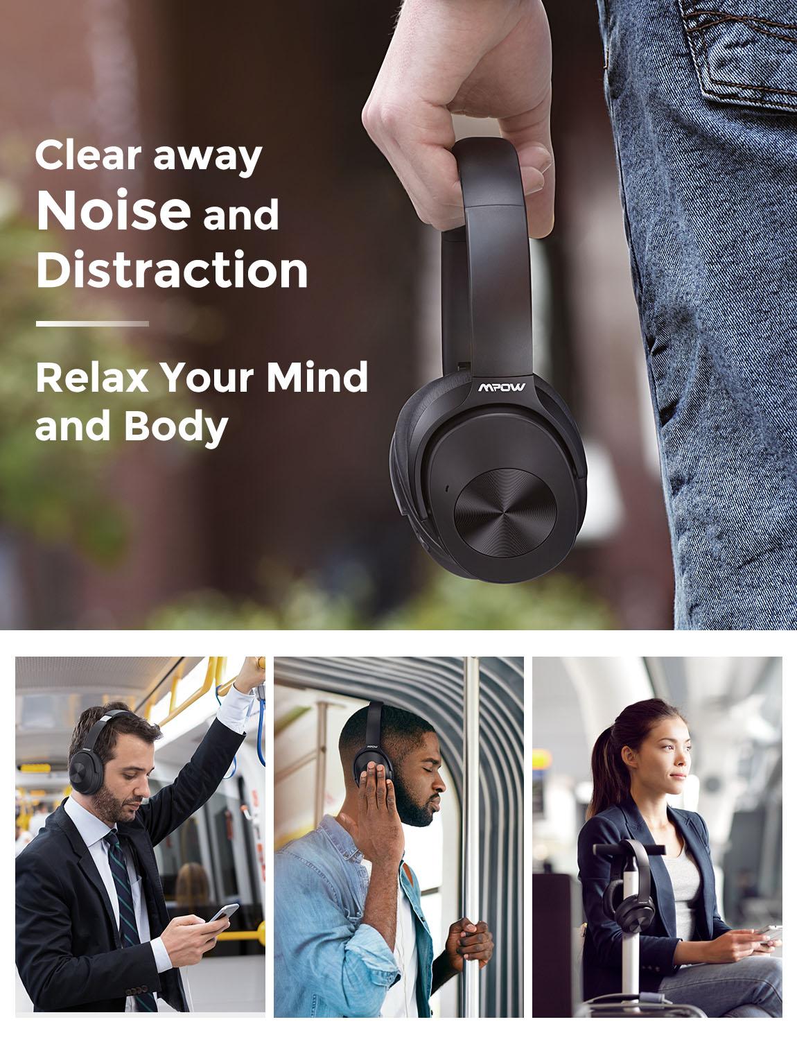 Mpow hybrid active noise best sale cancelling headphones