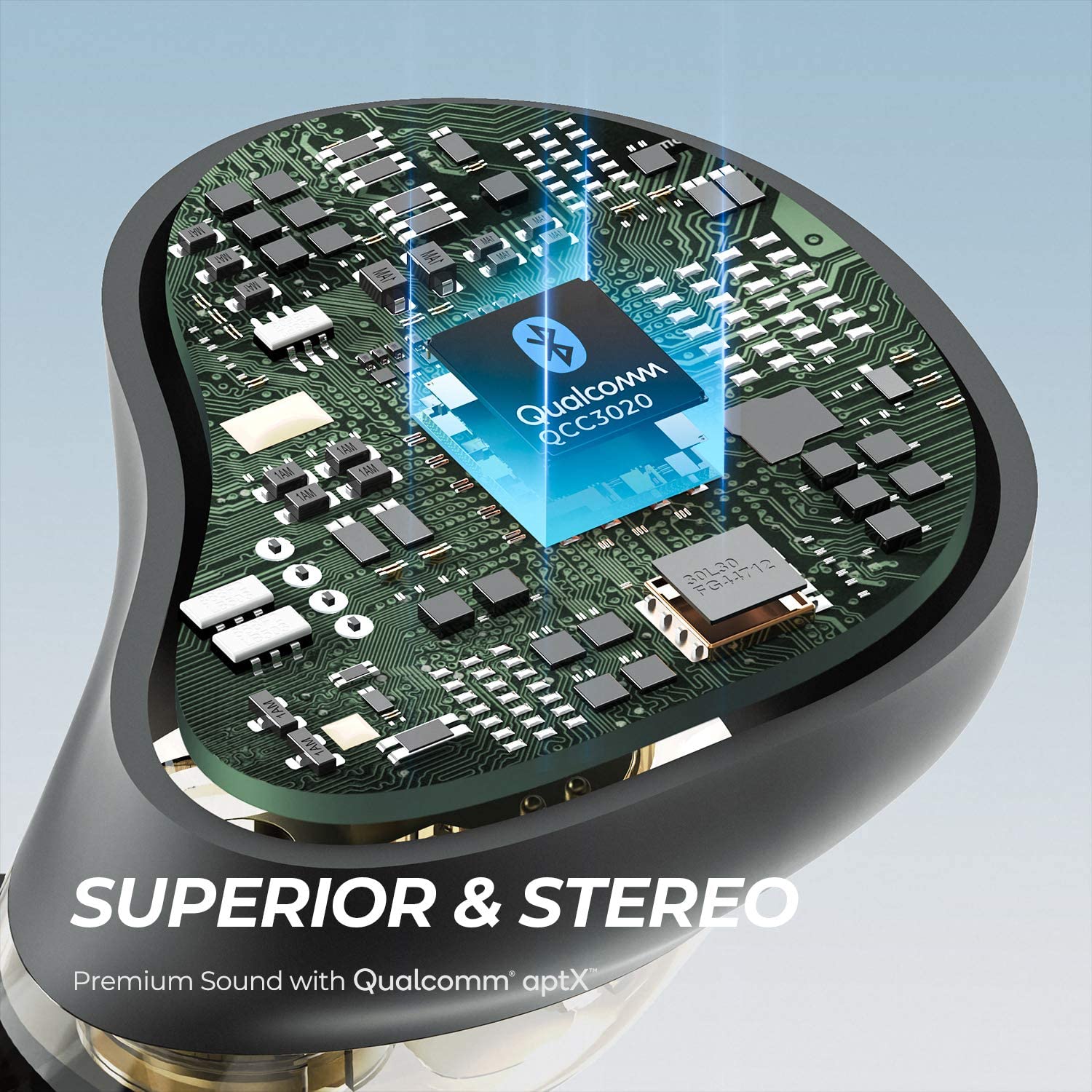 SoundPeats Truengine 3 SE TWS 4Mics, Dual Driver, Touch, AptX - Black