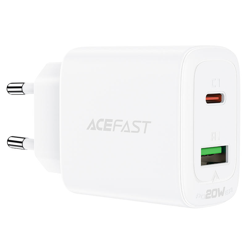 ACEFAST A25 PD20W (USB-C+USB-A) dual port charger