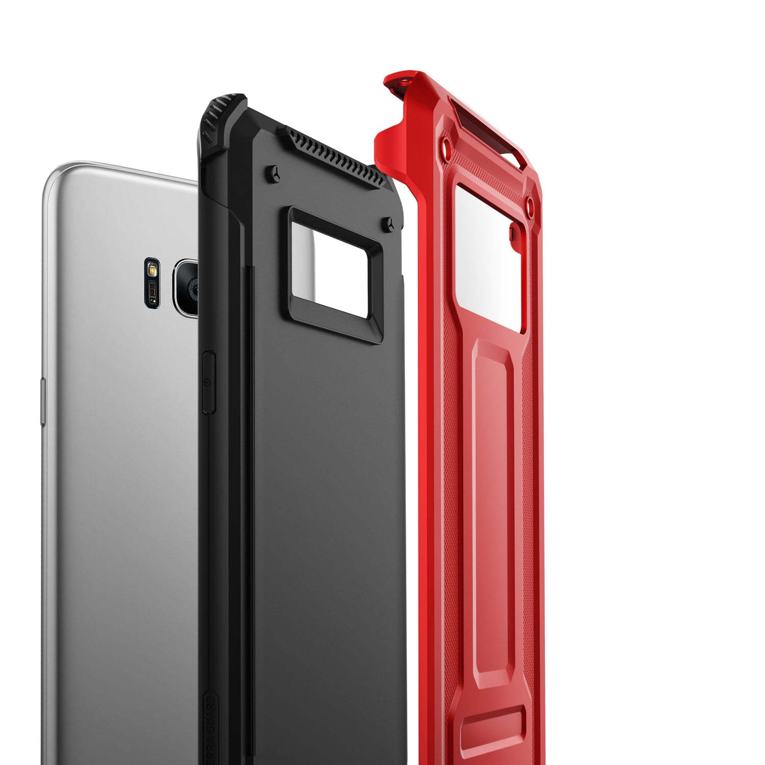 Terra Guard Series For Galaxy S8 Plus Anti Shocks Tough Rugged Case Original From VRS Red