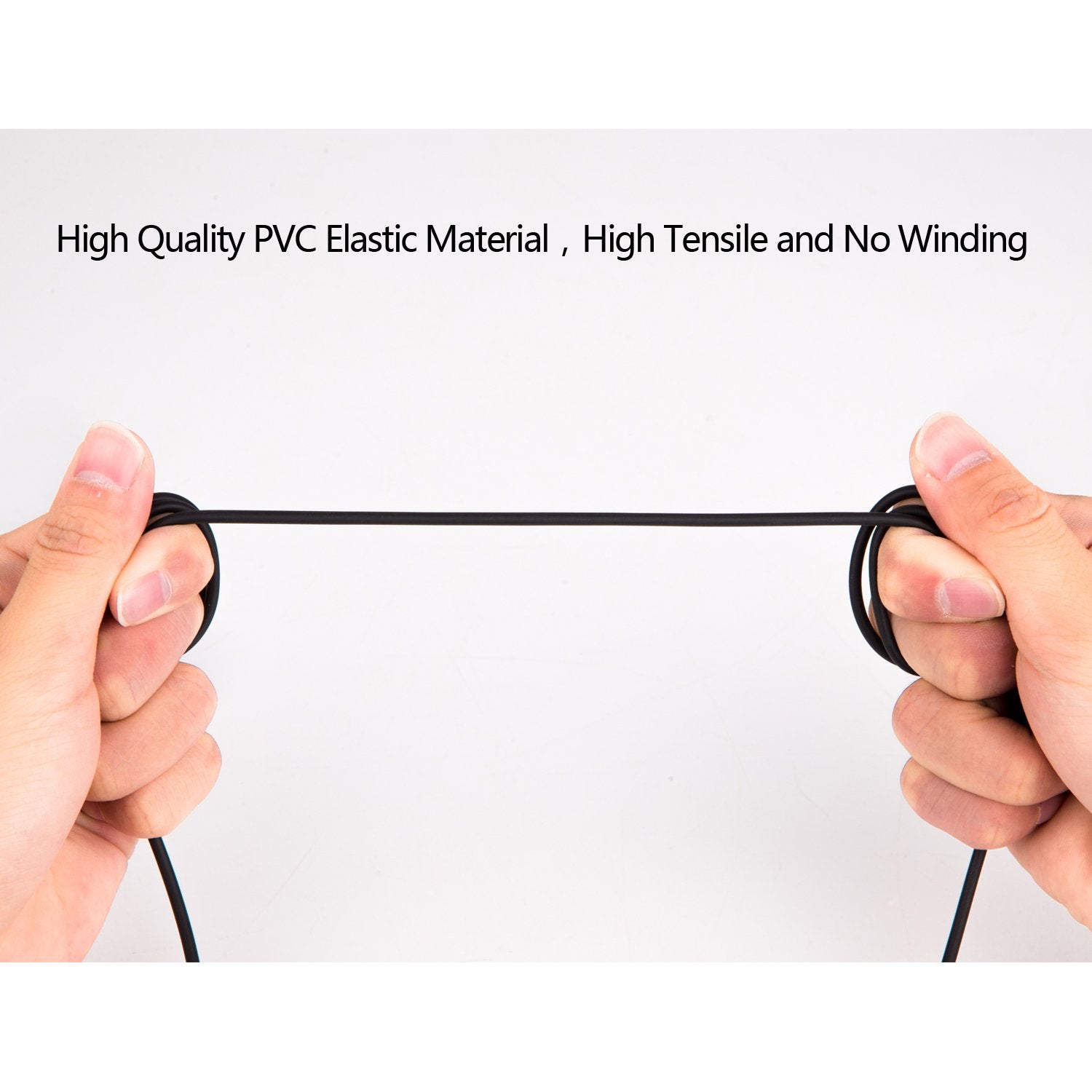 Black 100cm Aux cable by Joyroom, featuring durable connectors and a sleek design, ideal for audio devices.