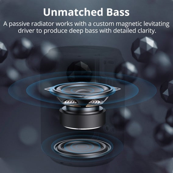 Tronsmart T6 Mini 360° Surround Deep Bass Bluetooth Speaker, IPX6, 24h