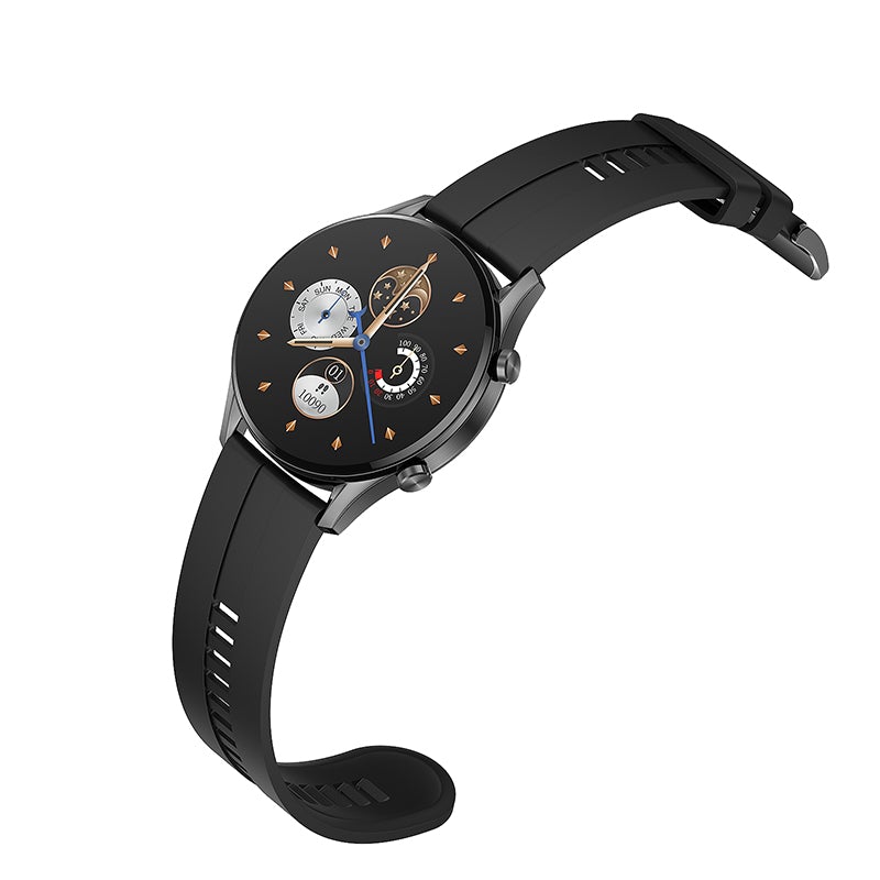 Xiaomi Imilab W12 Smartwatch, Arabic Support, IP68, Long Battery - Black