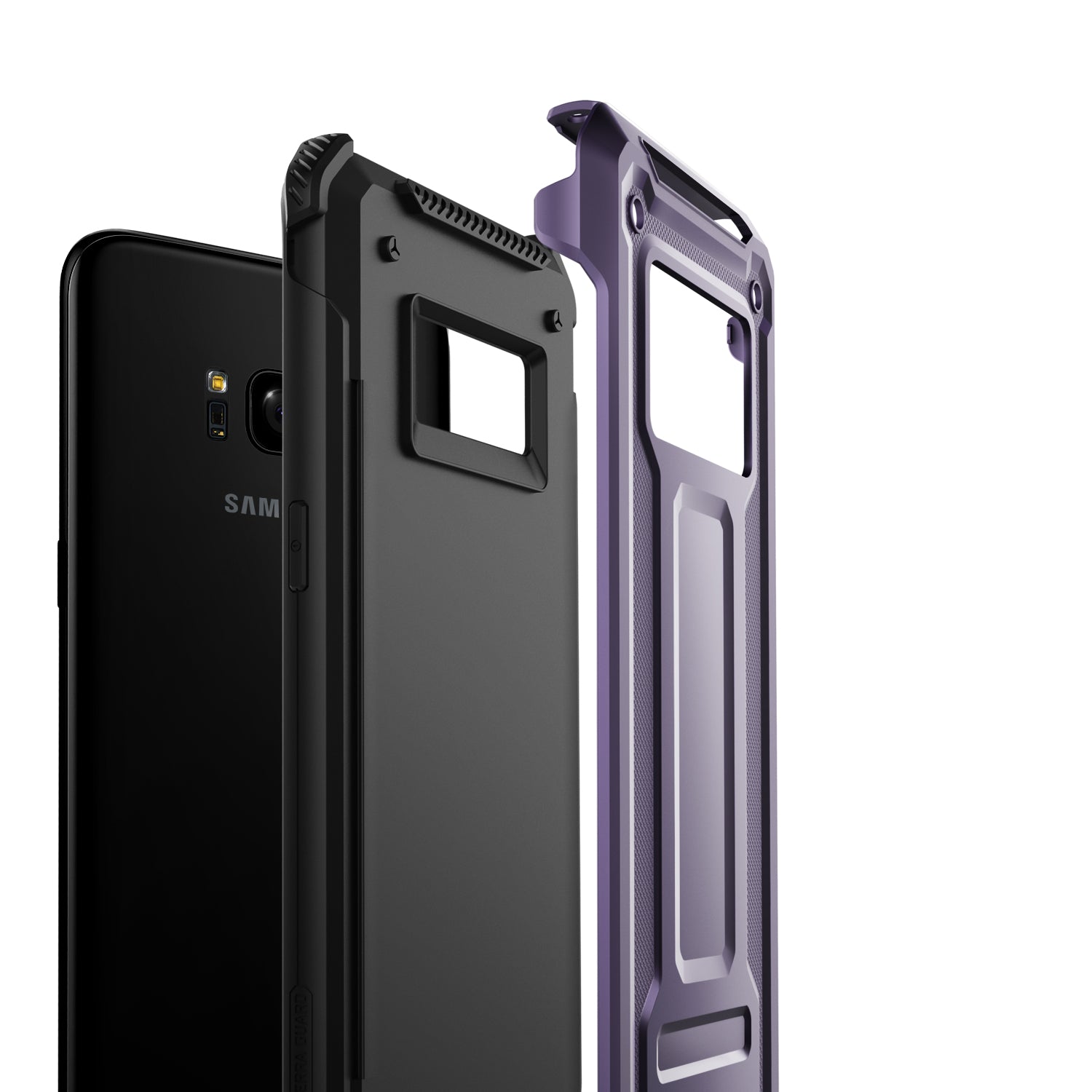 Terra Guard Series For Galaxy S8 Plus Anti Shocks Tough Rugged Case Original From VRS Orchid Gray