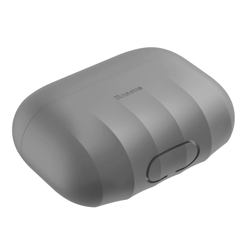 Baseus Shell Pattern Silica Gel Case For AirPods Pro Gray