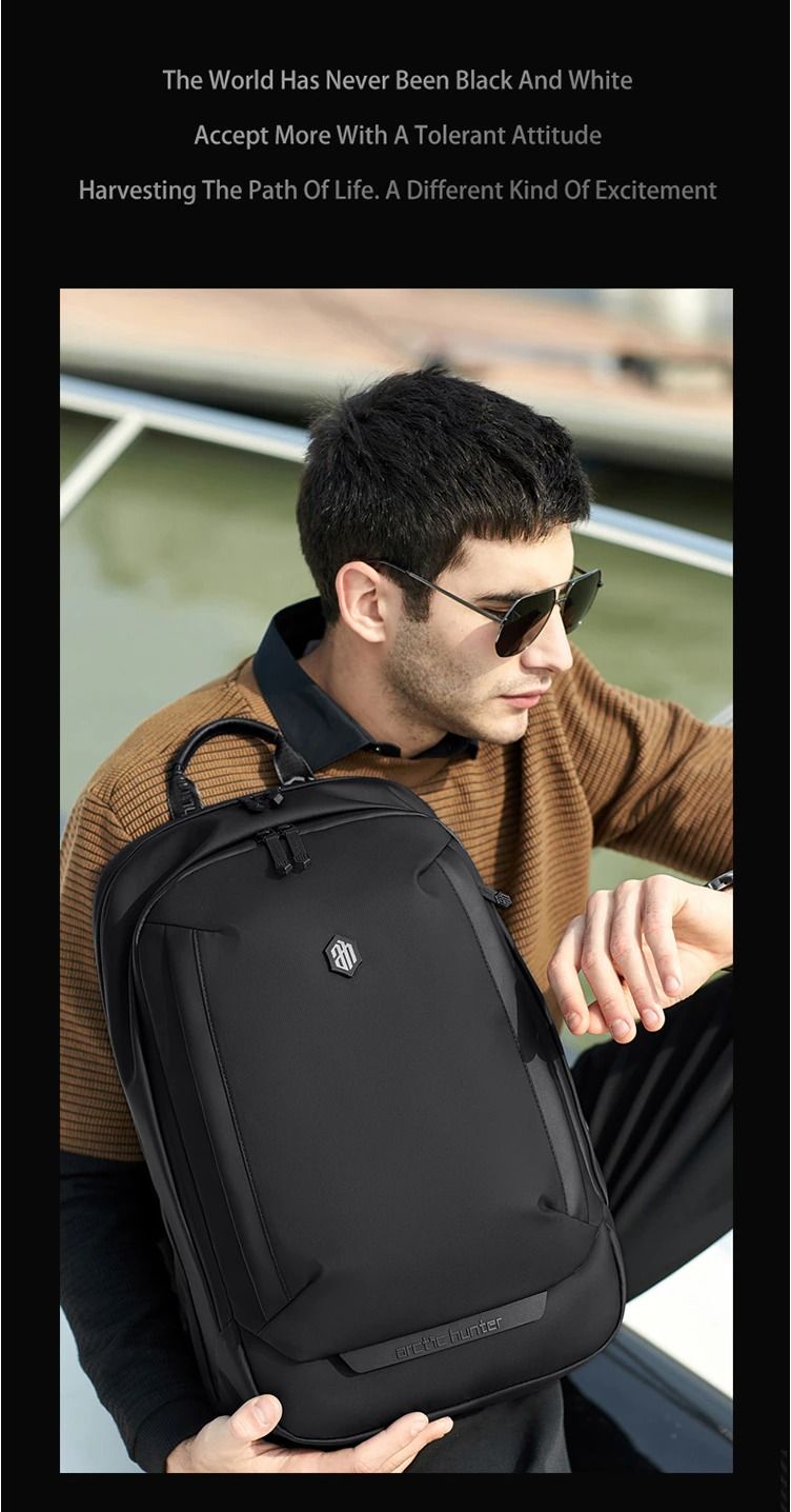 Arctic Hunter B00443 Premium Laptop Backpack, with USB Port