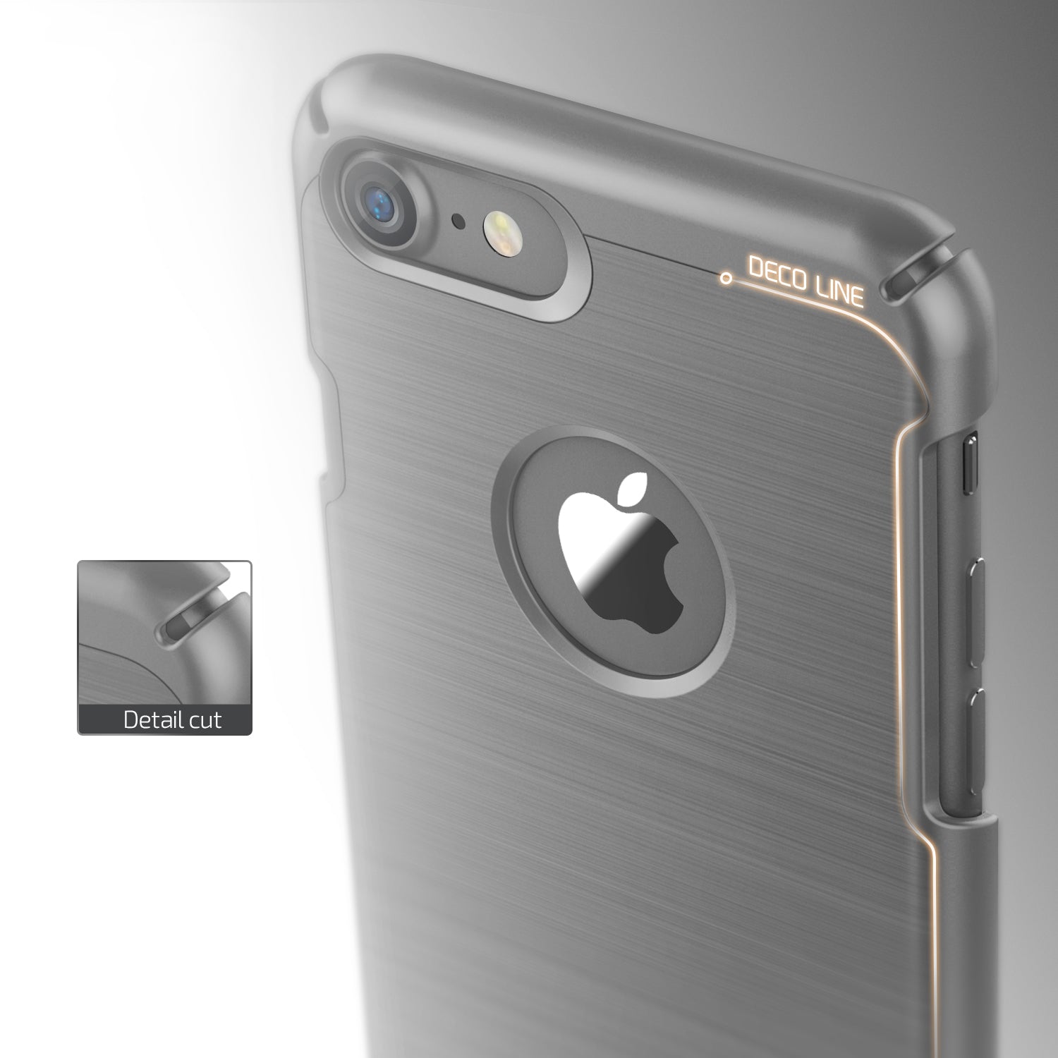 Simpli Lite Series Original From VRS Design Slim Case For iPhone 7 Silver
