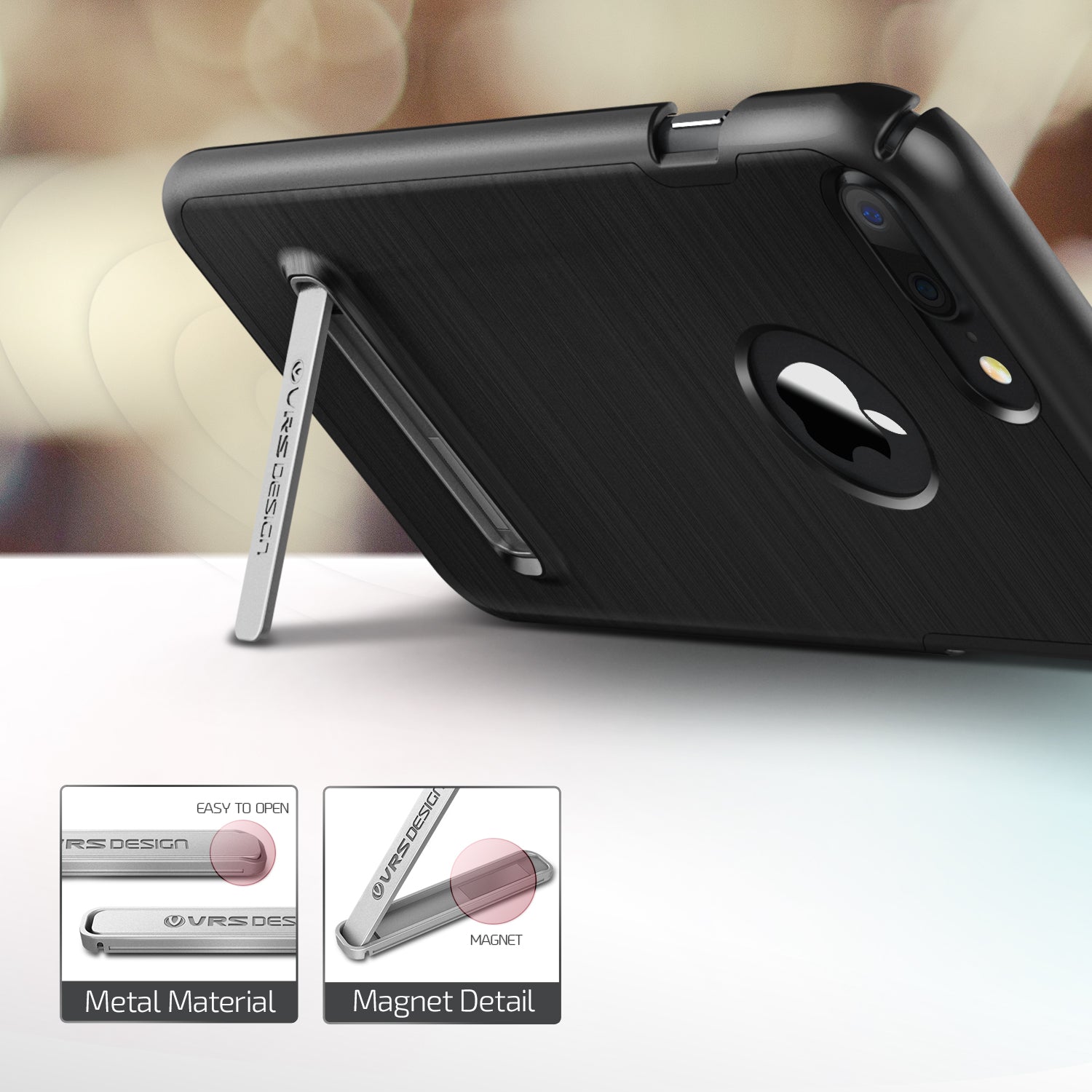 Simpli Lite Series Original From VRS Design Slim Case For iPhone 7 Plus Black