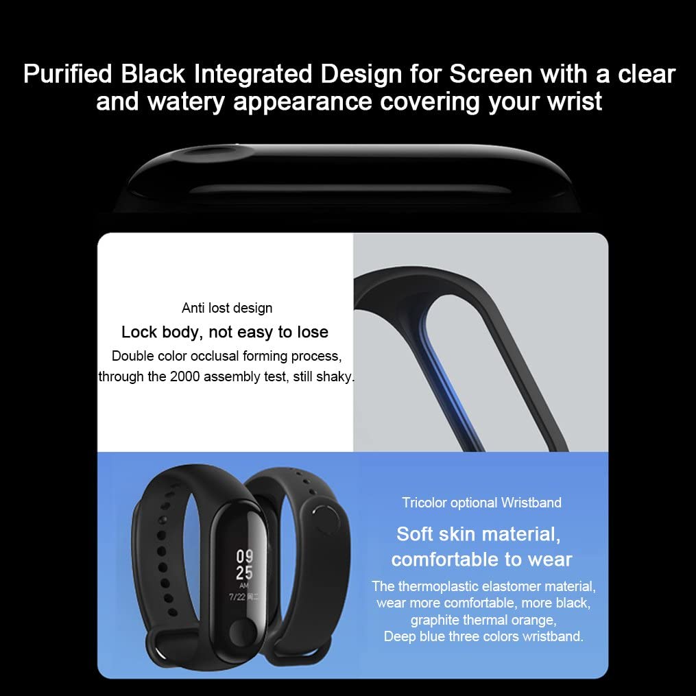 Mi Band 3 Health and Fitness Tracker - Black