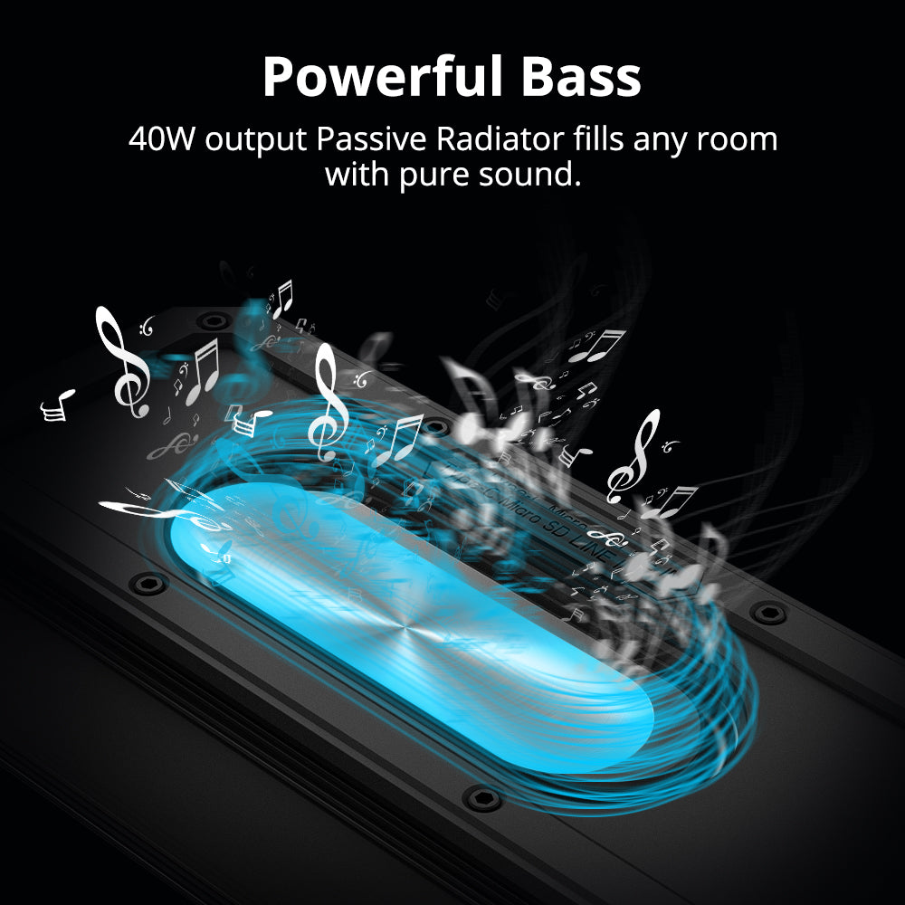 Tronsmart Force+ SoundPulse™ 40w Portable Bluetooth Speaker, IPX7, 15h