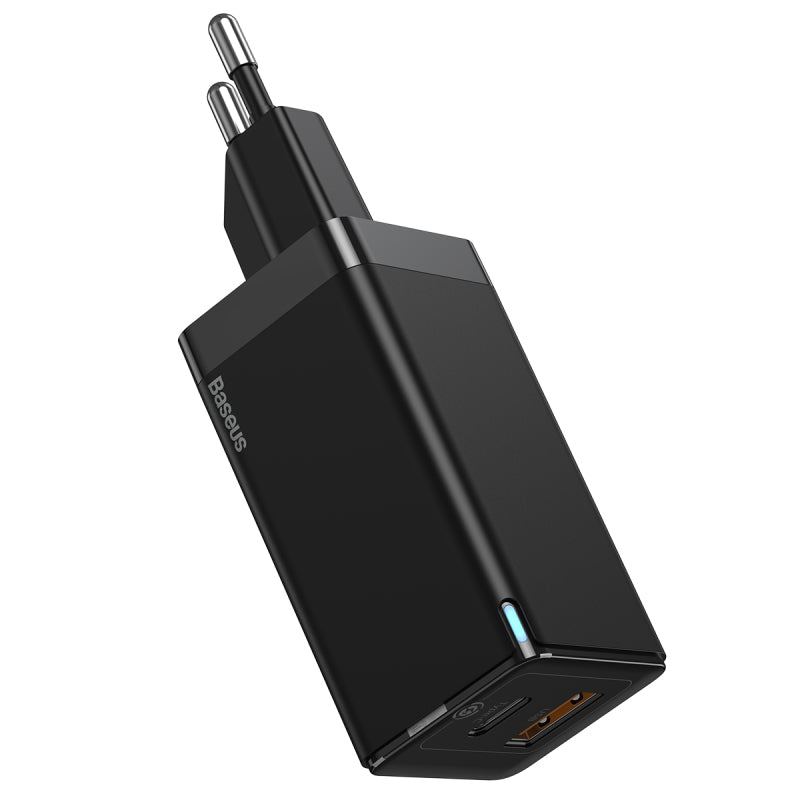 Baseus GaN2 Quick Charger 45W With Mini Cable USB-C 60W - Black
