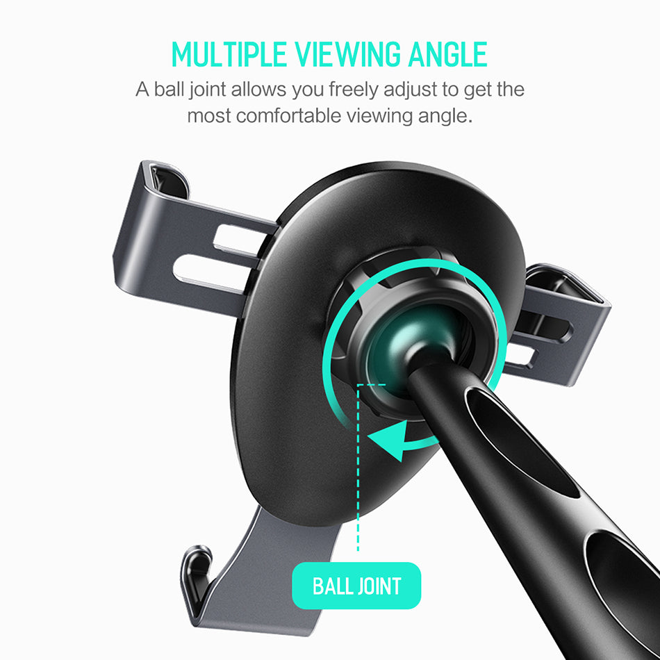 Gravity By Rock High Quality Metal Car Phone Holder Gold