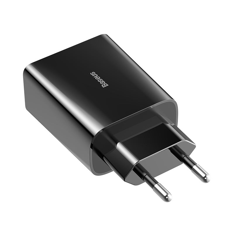 Baseus Speed Mini Dual QC3.0 USB Charger 18W - Black