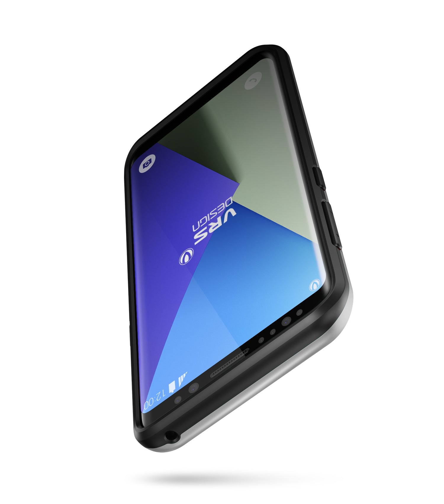 High Pro Shield For Galaxy S8 Plus Anti Shocks Case Original From VRS Black / Silver