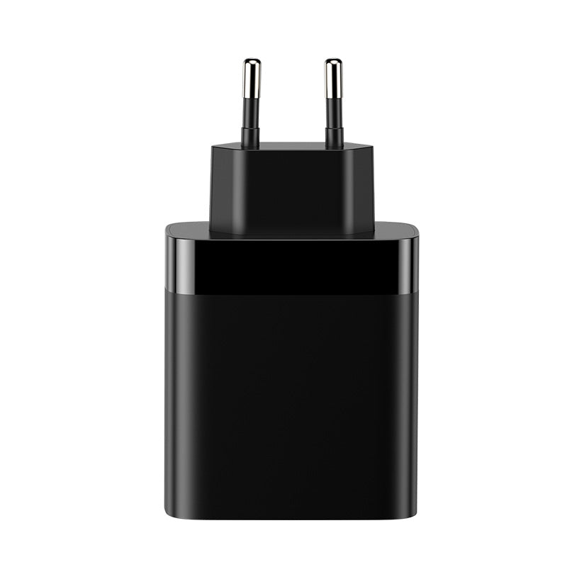 Baseus Mirror Lake Digital Display 4USB Travel Charger 30W - Black