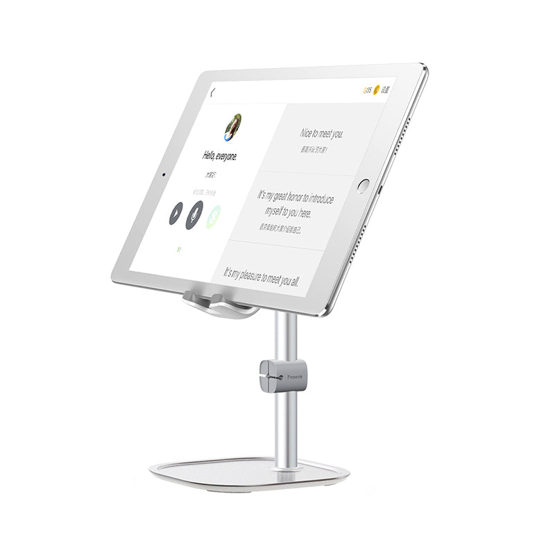 Baseus Literary Youth Desktop Bracket for Smartphones/Tablets Silver