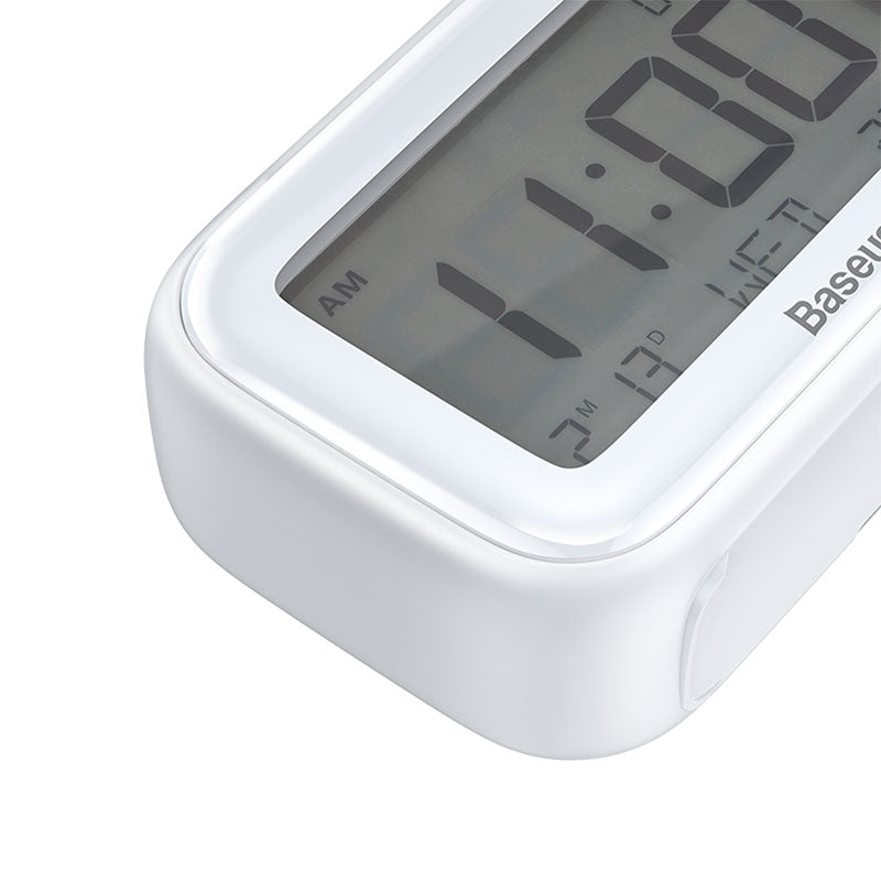 Subai من بيسوس منبه ذكى بشاشة LCD يعرض الساعة و التاريخ و درجة الحرارة