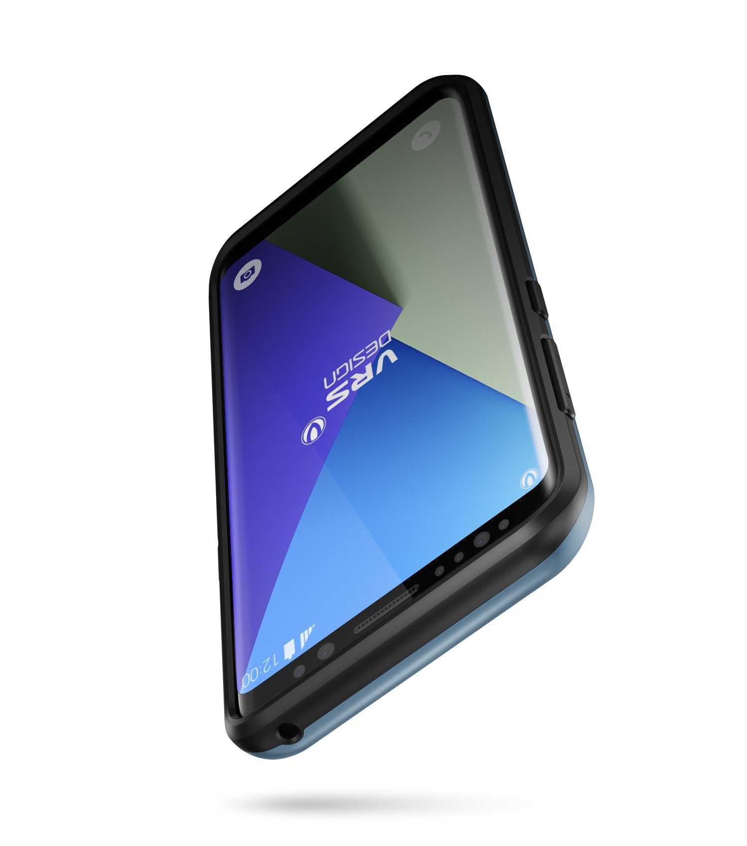 High Pro Shield For Galaxy S8 Plus Anti Shocks Case Original From VRS Black / Blue