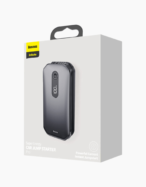 Baseus Super Energy Pro Car Jump Starter（12000mAh,5V/3A，Paak current1000A）- Black