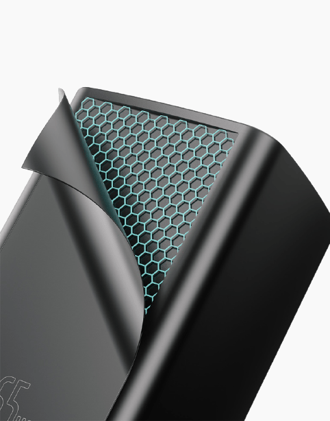 Baseus GaN2 Lite Quick ChargerC+U 65W EU - Black