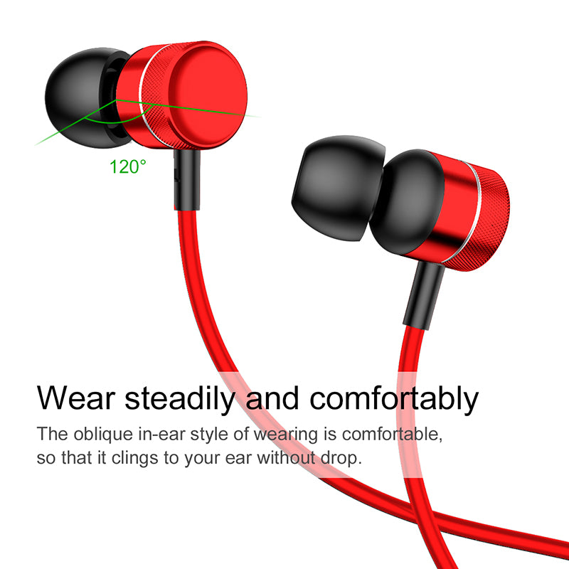 Baseus Encok H04 Sport Wired Stereo Earphone Black/Red