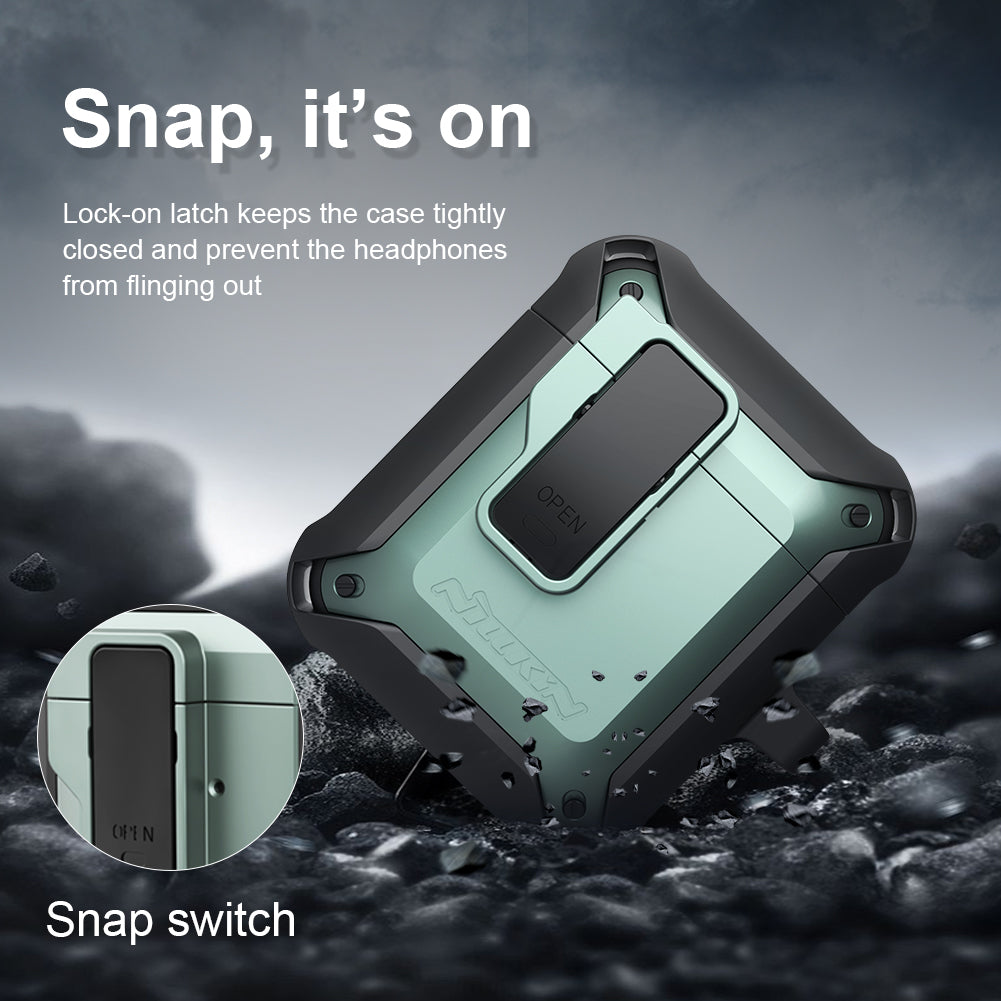 Nillkin Bounce Case Anti Shock With Hock For AirPods 2/1