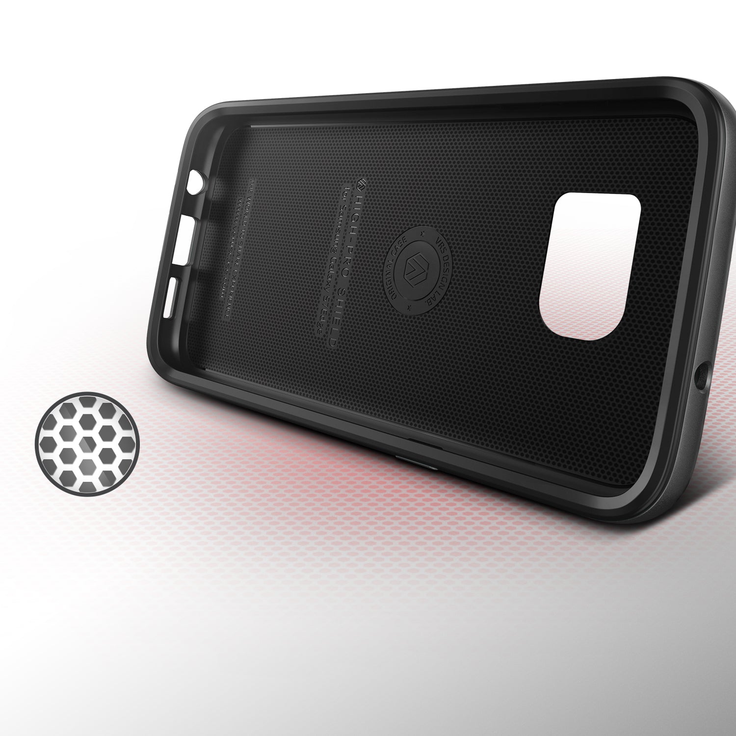 High Pro Shield Series Original From VRS Design Anti-shocks Case For S7 Edge Black / Gray