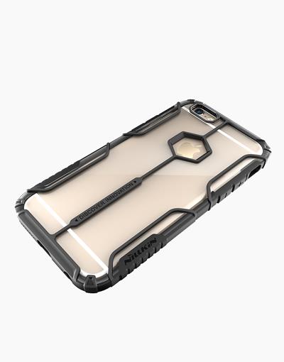 Black Smartkoshk iPhone 6Plus Aegis anti-shock phone case with rugged design and reinforced edges for protection.