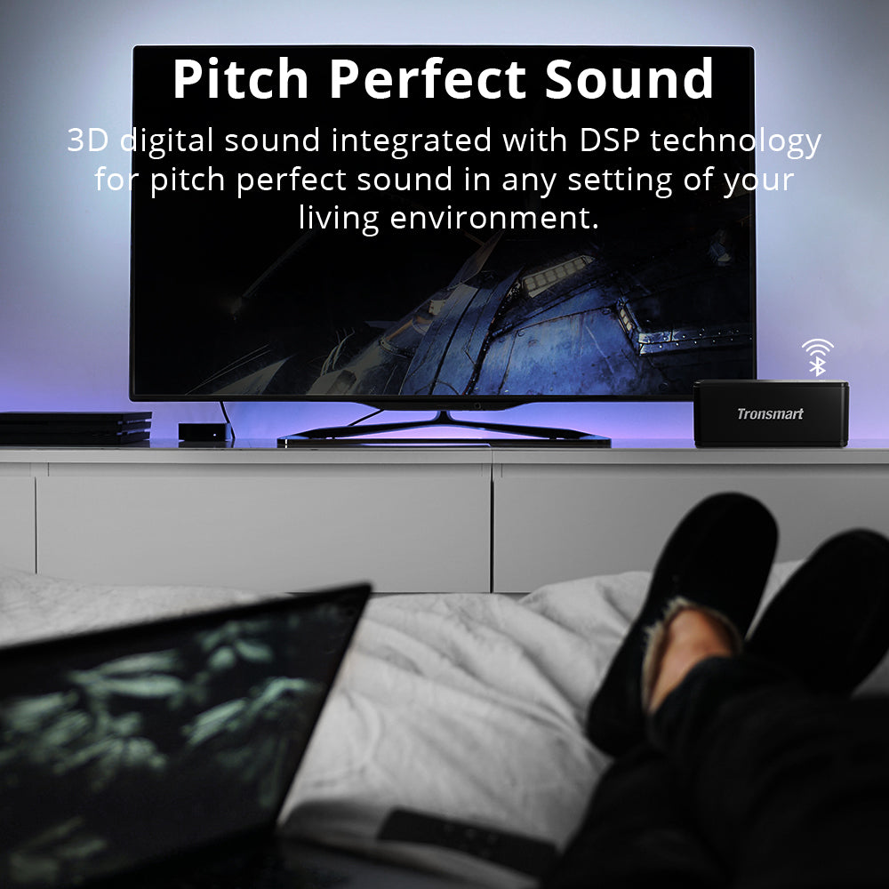 Tronsmart Mega SoundPulse™ 40w Portable Bluetooth Speaker, touch control , 15h