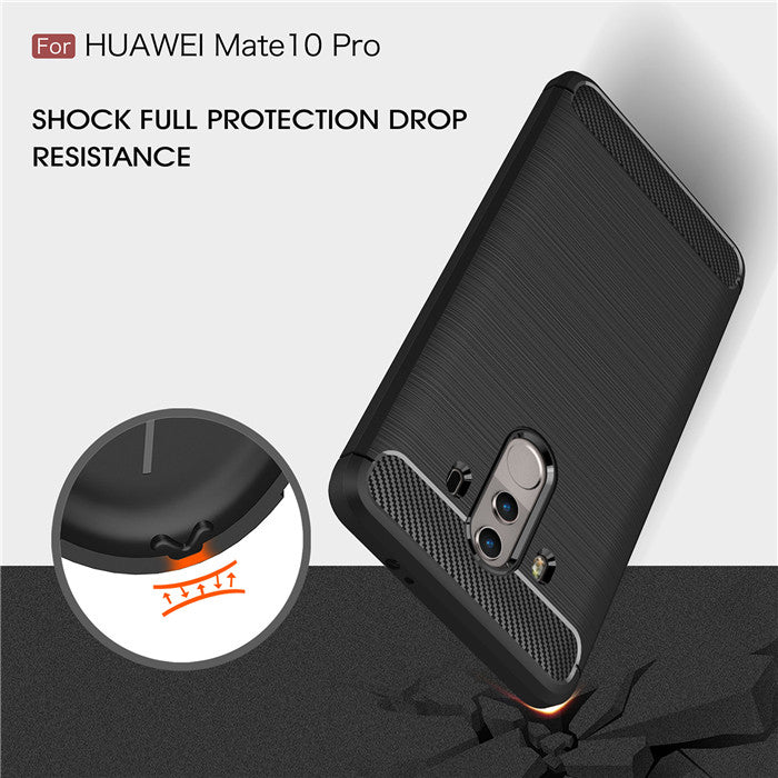 Armor By iPaky Flexible Slim Case Anti-fingerprint & Anti-shocks For Mate 10 Pro - Blue