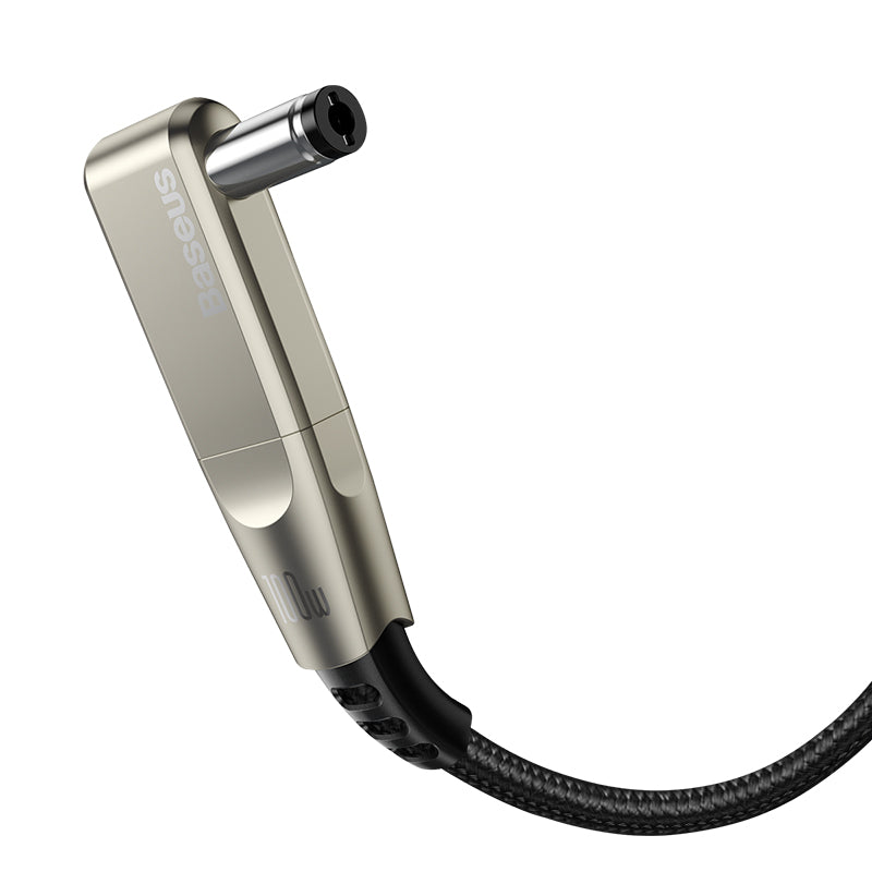 Baseus Flash Series 2 in 1 Cable Type-C to C+DC Round Head 100W 2m Black