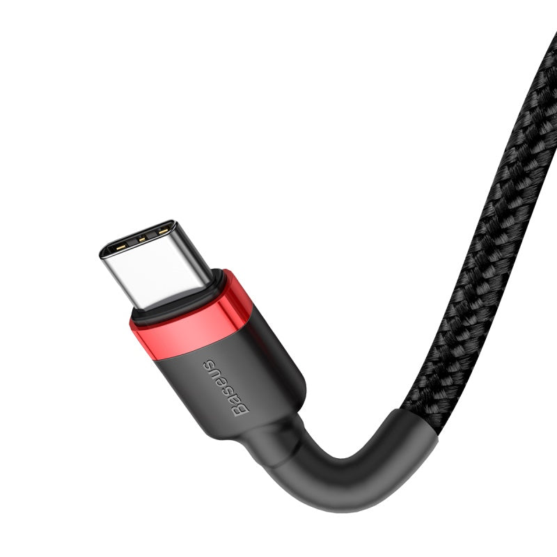 Baseus Cafule PD 60W flash charging For Type-C to C cable Black/Red