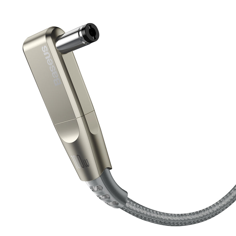 Baseus Flash Series 2 in 1 Cable Type-C to C+DC Round Head 100W 2m Gray