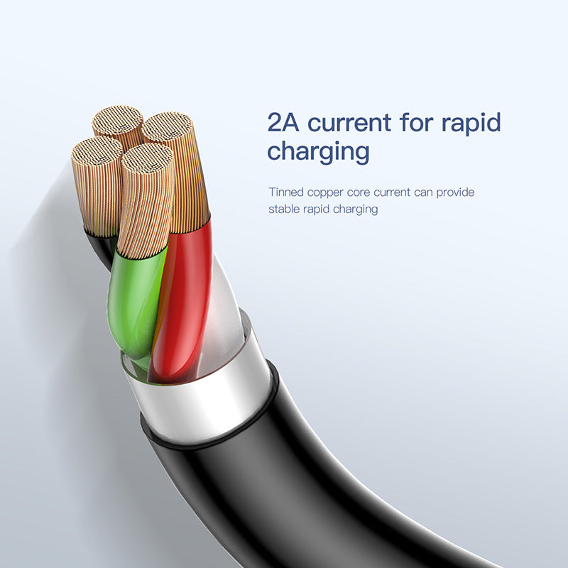 Spring By Baseus Flexible &amp; Space Saving Cable For iP 1.2m Black/Gray