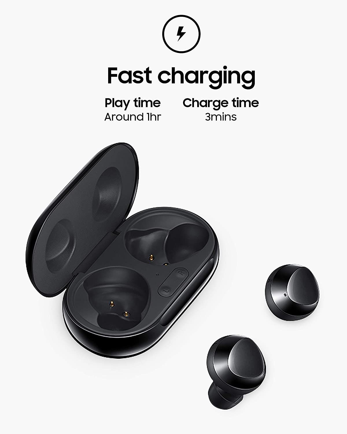 Samsung Galaxy Buds Plus By AKG With Charging Box Black