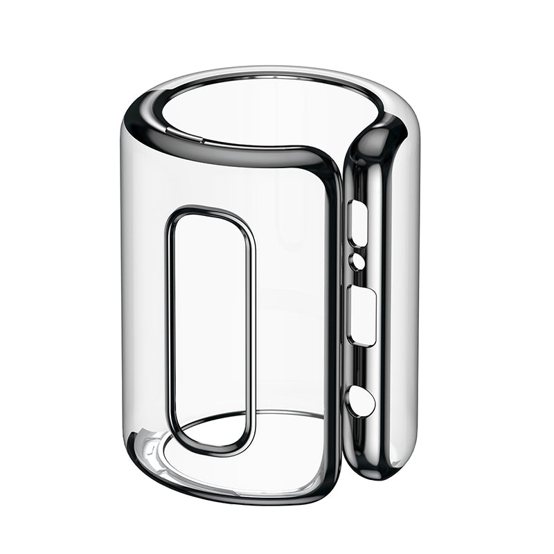 Transparent black flexible case for Samsung Galaxy S10 by Baseus, shown on the device with a slim design and smooth edges.
