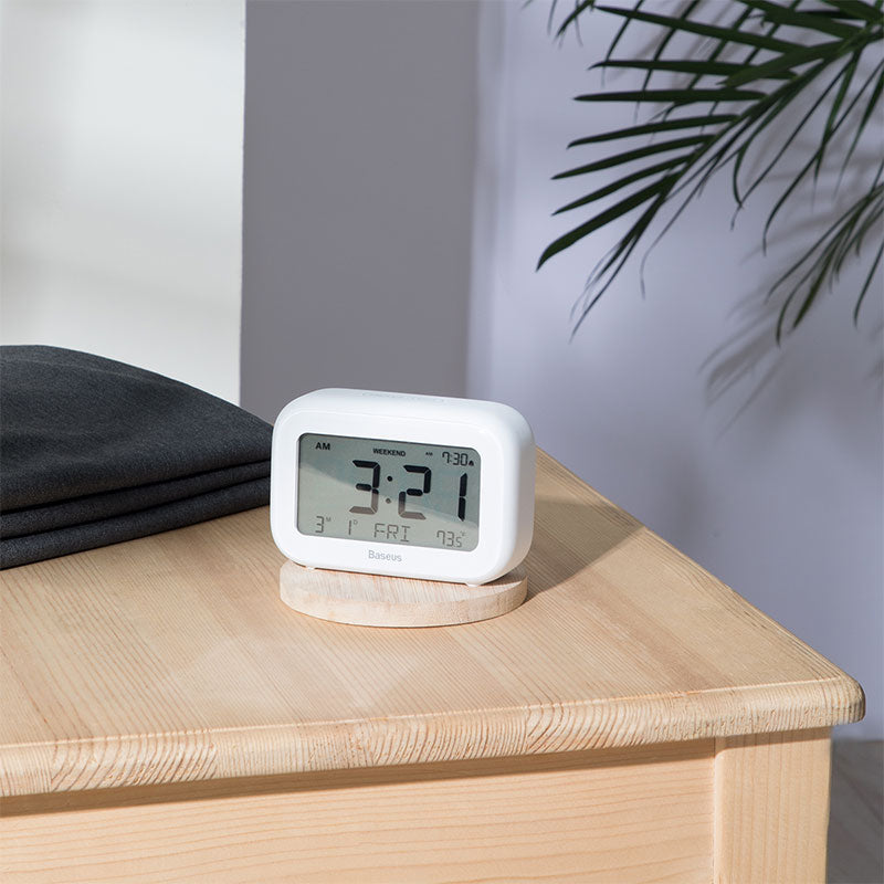 Baseus Subai Clock LCD Display, Alarm, Temperature, Touch To Snooze...