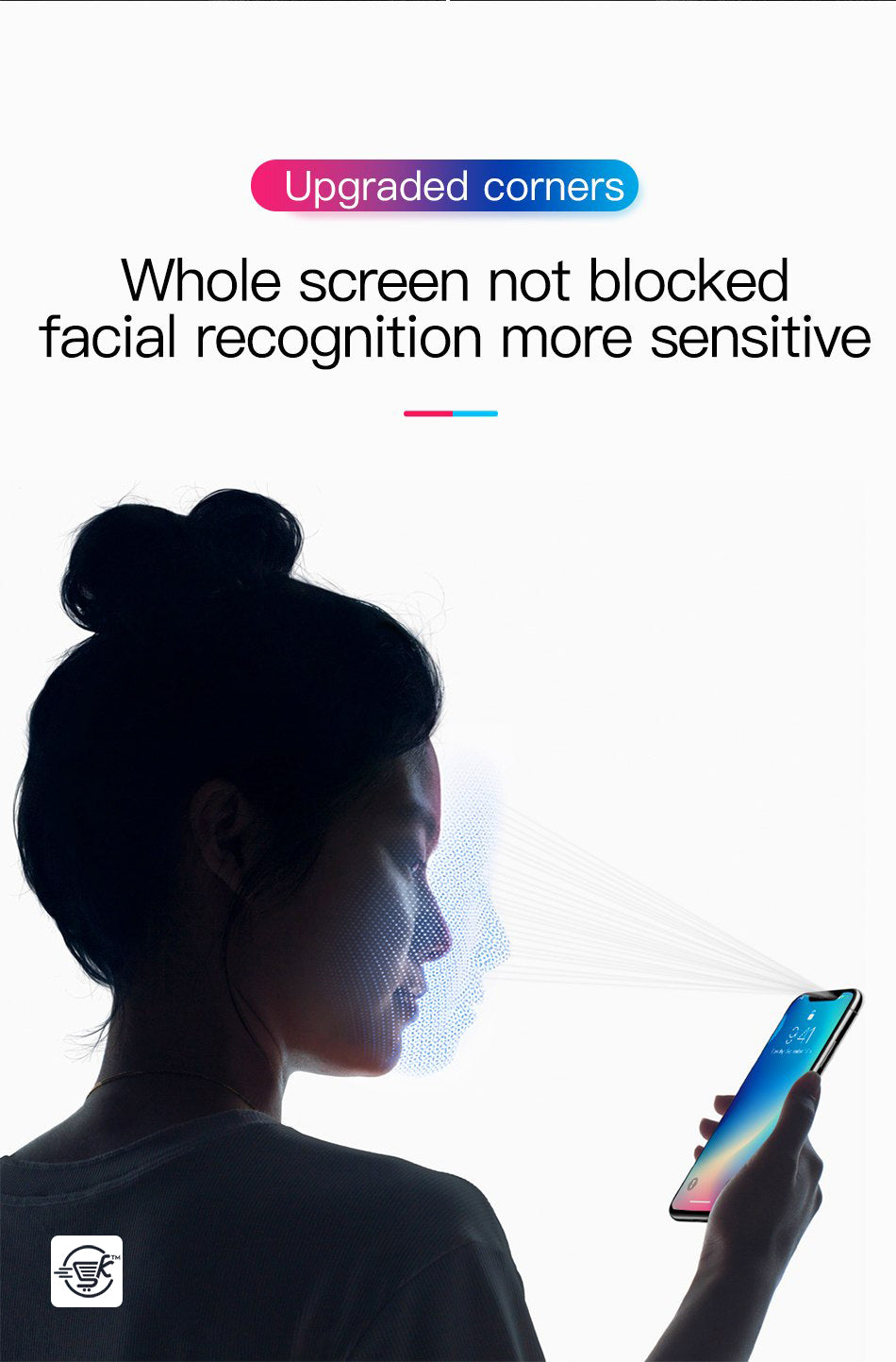 Baseus 0.3mm Rigid-edge Curved Tempered Glass Screen For iPhone Xs Max