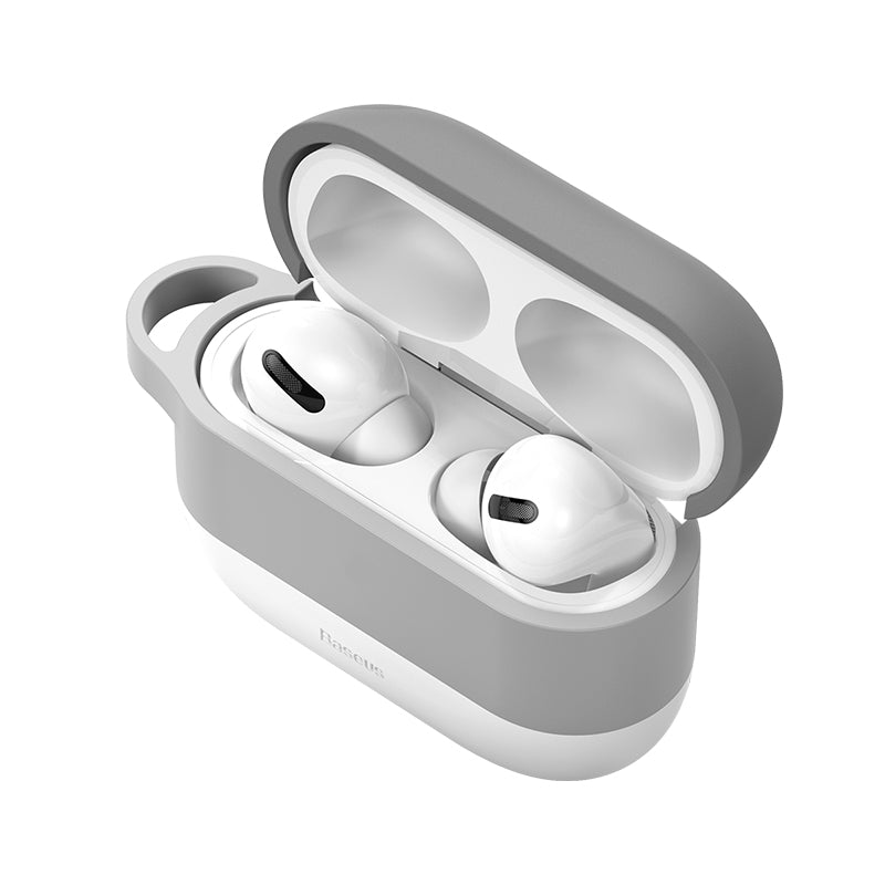 Baseus Cloud hook Silica Gel Protective Case For AirPods Pro Gray