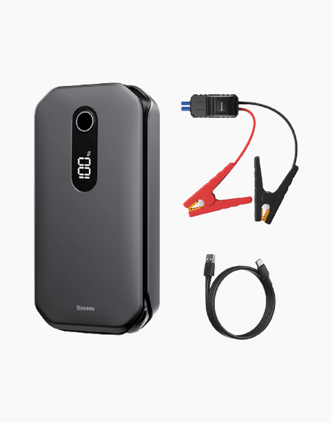 Baseus Super Energy Pro Car Jump Starter（12000mAh,5V/3A，Paak current1000A）- Black