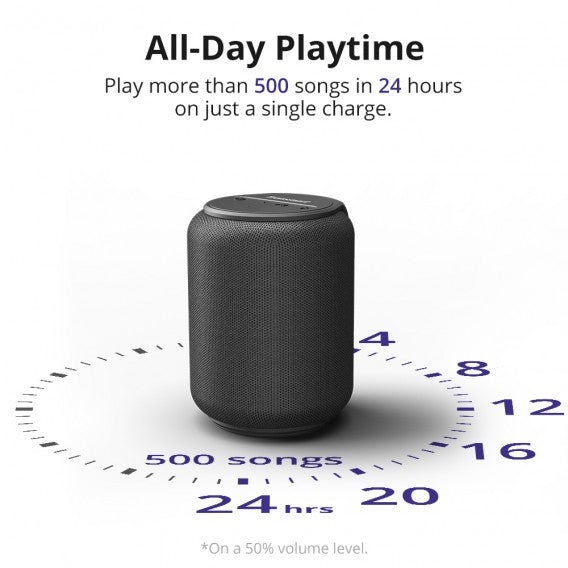 Tronsmart T6 Mini 360° Surround Deep Bass Bluetooth Speaker, IPX6, 24h