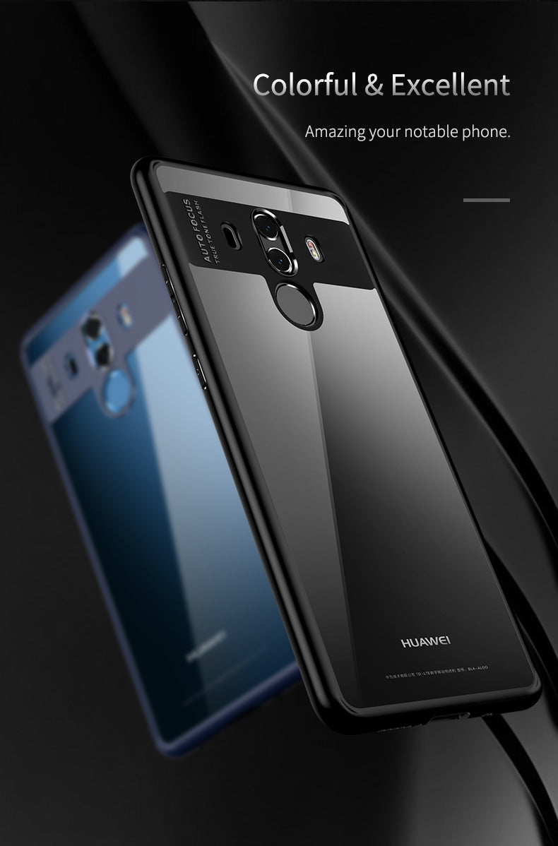 Clarity Series Original By Rock Transparent Slim Case For Mate 10 Pro - Black