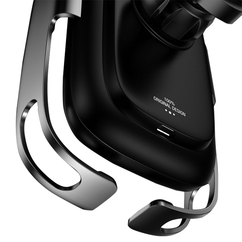 Baseus Rock-solid Electric Holder Fast Wireless Charger 10W Silver