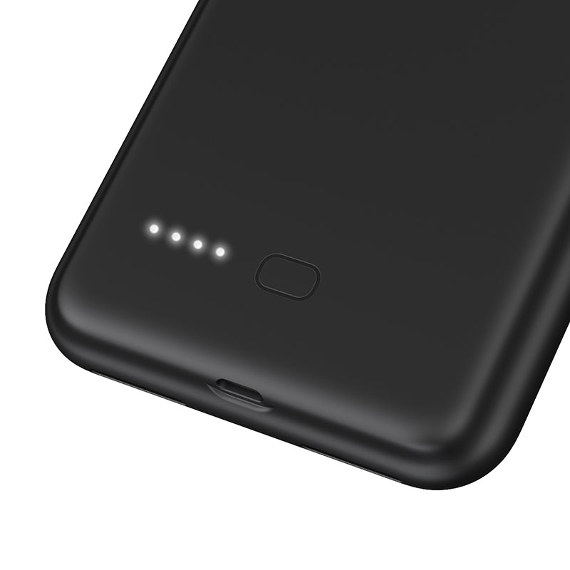 Baseus Liquid Silicone Smart Power Case 4200mAh For iPXs Max 6.5 Black